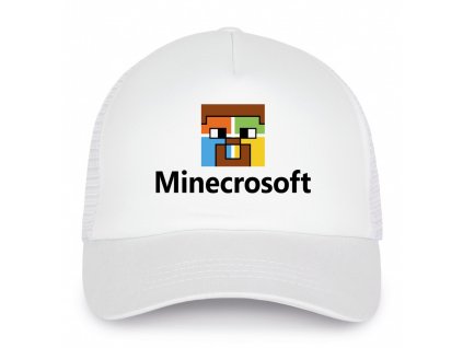 Kšiltovka trucker Minecraft parodie Microsoft