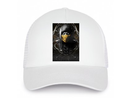 Kšiltovka trucker Mortal Kombat Scorpion