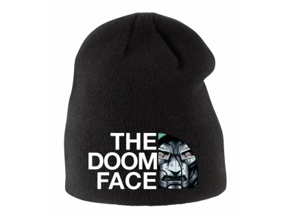 Dětská zimní čepice černá DOOM Parodie North Face