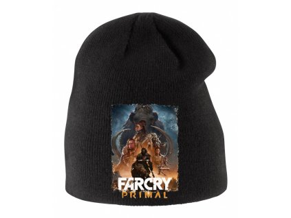 Dětská zimní čepice černá Far Cry primal