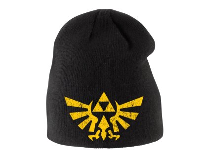 Dětská zimní čepice černá Zelda