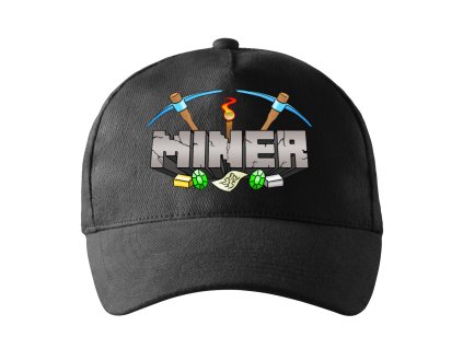 Kšiltovka Minecraft Miner