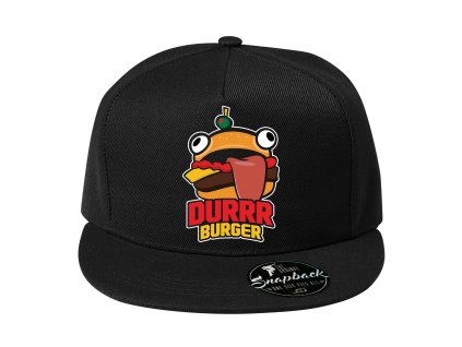 Snapback černá fortnite durrr burger