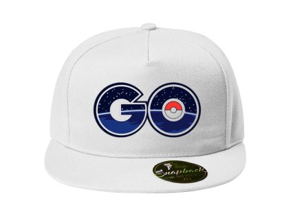 Snapback bílá Galaxie pokemon