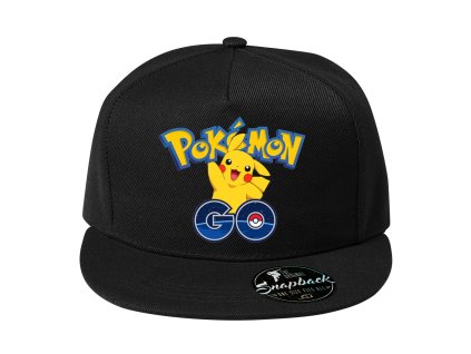 Snapback černá Pokemon Go Pikachu