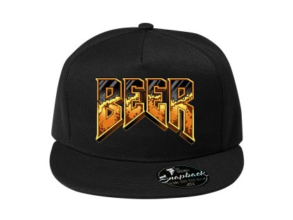 Snapback černá Pivo Parodie DOOM