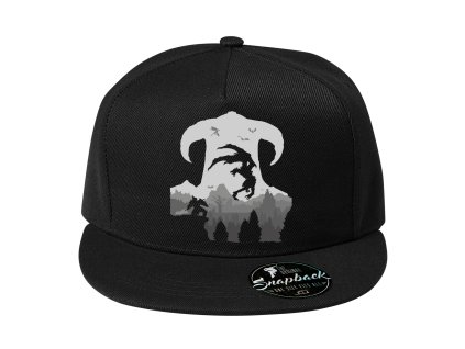 Snapback černá Skyrim