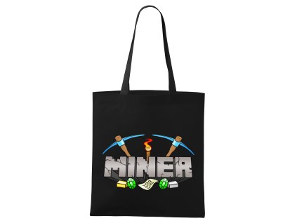 nákupní taška Minecraft Miner