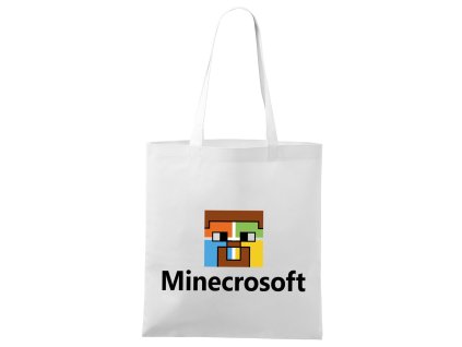 nákupní taška Minecraft parodie Microsoft