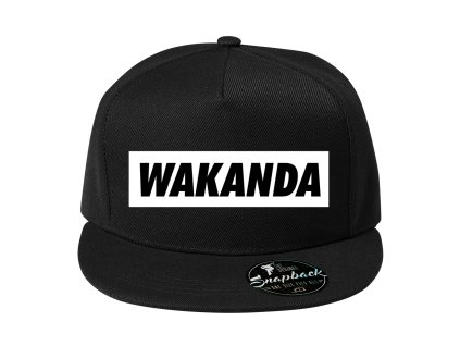 Snapback černá Wakanda