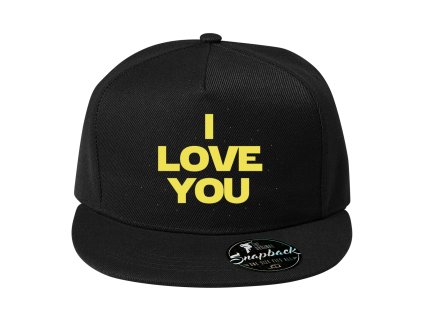 Snapback černá Star Wars Miluji tě