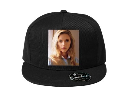 Snapback černá Scarlett Johansson