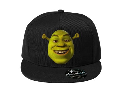 Snapback černá Shrek