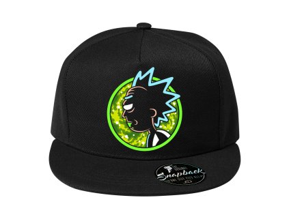 Snapback černá Rick And Morty Crazy Rick