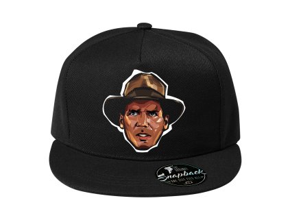 Snapback černá Indiana Jones