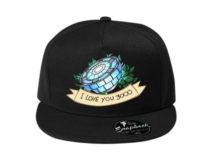 Snapback černá Iron Man 3000