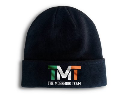 Zimní pletená čepice černá TMT The Mcgregor Team
