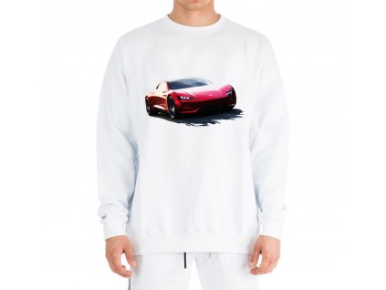 mikina bez kapuce Tesla Roadster