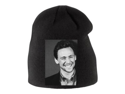 Dětská zimní čepice černá Tom hiddleston Loki Avengers