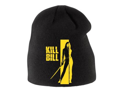 Dětská zimní čepice černá Kill Bill