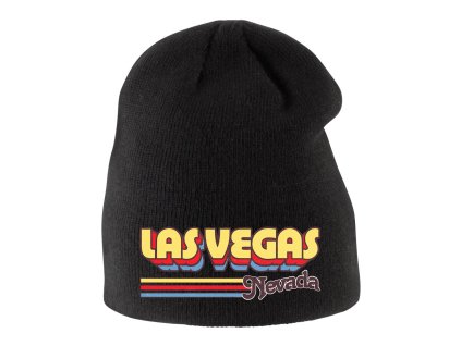 Dětská zimní čepice černá Las Vegas Nevada