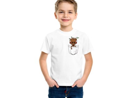Dětské tričko Groot kapsička