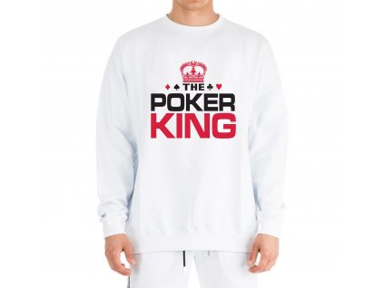 mikina bez kapuce Pokerový Král