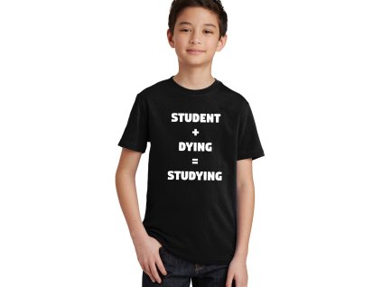 dětské tričko Umírající student