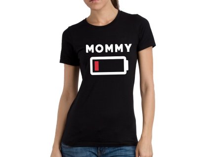 Dámské tričko pro maminku Máma nízká energie