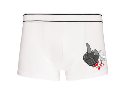 Boxerky Deadpool a Prostředníček