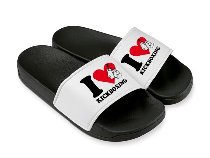 Pantofle Miluji kickboxing (Velikost 28)