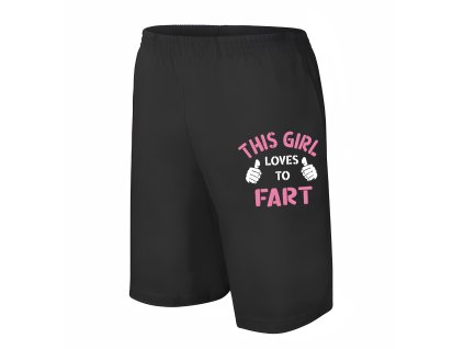 Men shorts black Prdím a nestydím se