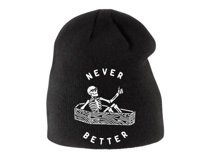 Kids beanie black Nikdy mi nebylo líp