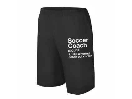 Men shorts black Nejlepší fotbalový kouč