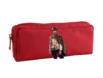 Pencil case red Westernová legenda v každém stehu