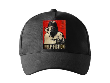 Cap black Retro vzhled, filmová sláva – Pulp Fiction je zpět