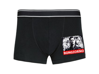 Mens underwear black Brad Pitt zdraví po italsku