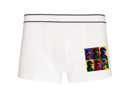 Mens underwear white Když se dinosauři potkají s Warholem