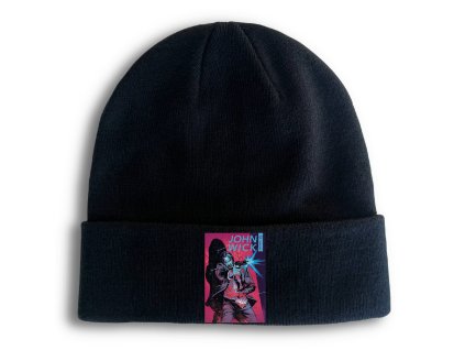 Beanie black John Wick v komiksové formě