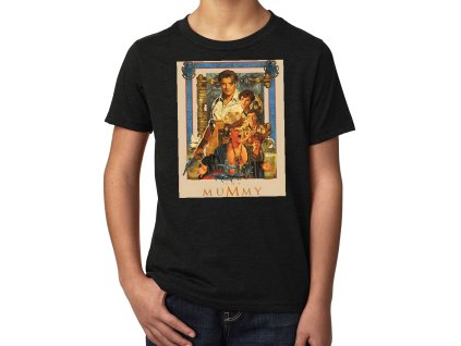 Kids tshirt black Klasika dobrodružství The Mummy