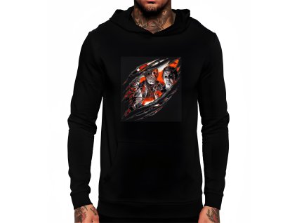 Hoodie black Freddy, Jason a Michael Hororová síla v jednom