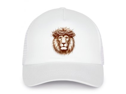 Trucker white Lev jako Kristus