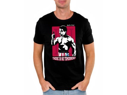 Mens tshirt black Rocky vibes na maximum