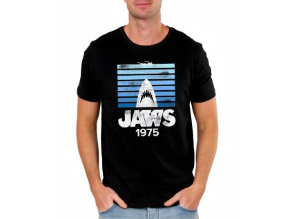 Mens tshirt black Strach z oceánu nikdy nevypadal líp