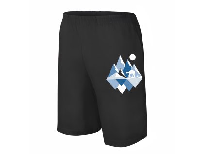 Men shorts black AT AT ve sněhu