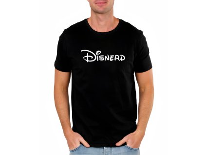 Mens tshirt black Milovat Disney je super schopnost