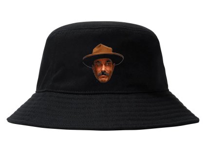 Hat black Ikonický knírač s kloboukem