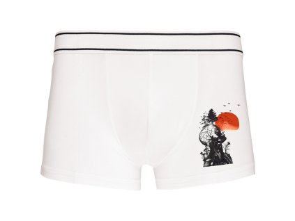 Mens underwear white Mysl, příroda a duše v jednom uměleckém výkřiku