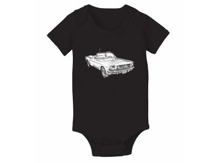 Body black Retro Mustang 1965
