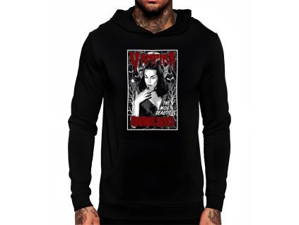 Hoodie black Vampira Nejkultovnější královna hororu